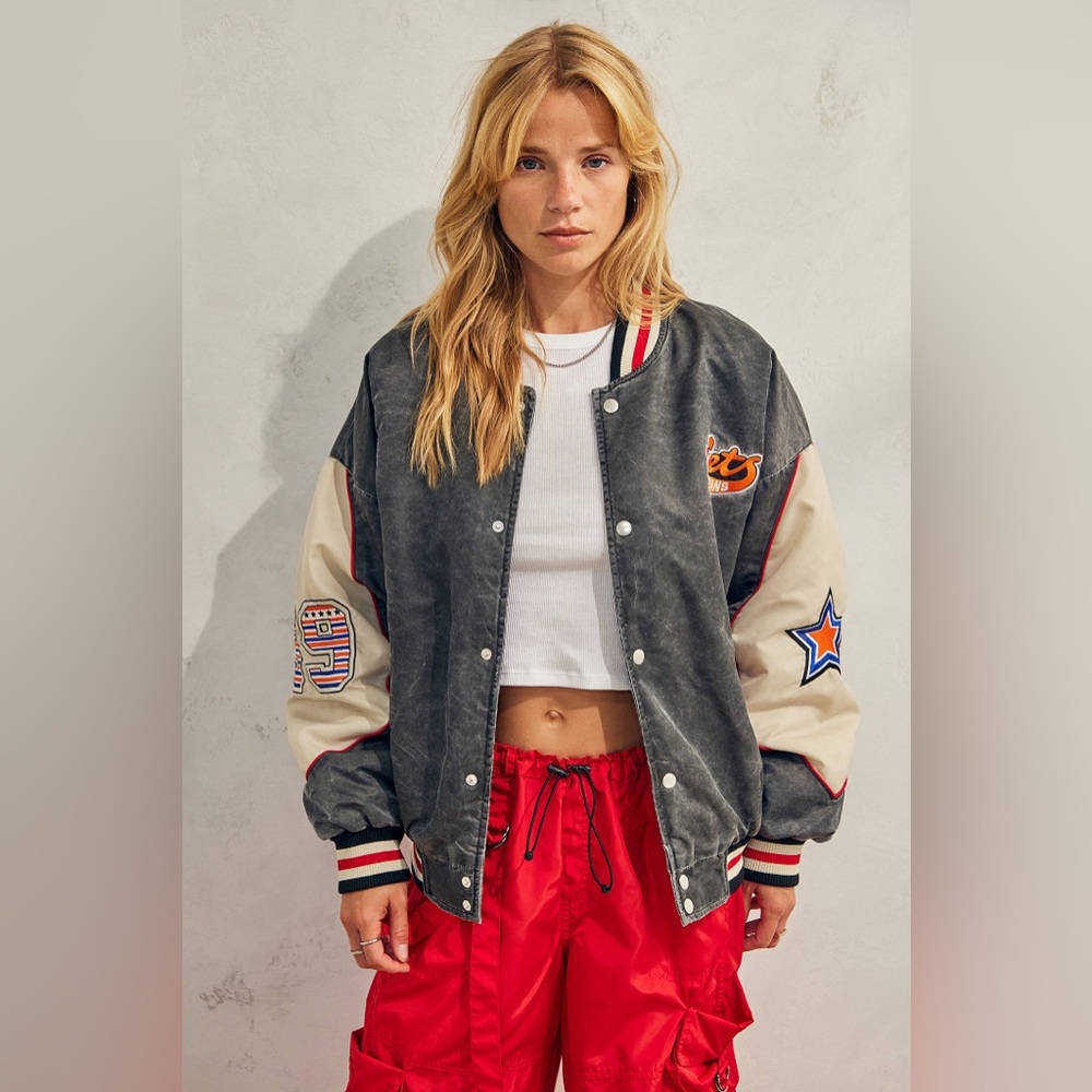 iets frans Martha Varsity Jacket Urban Outfitters Size XS - Picture 13 of 14